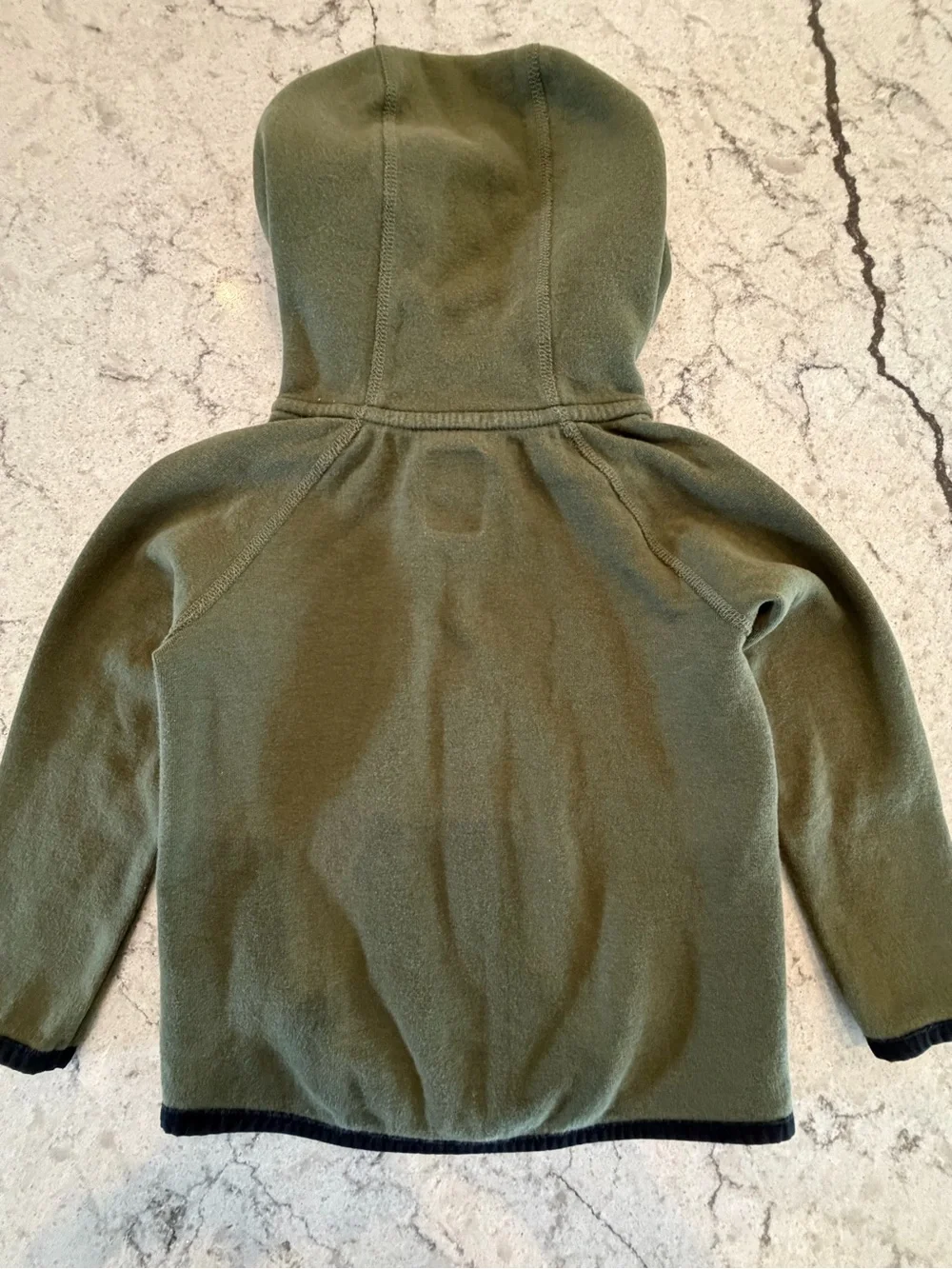 GapFit Toddler Hoodie Jacket 3Y Green Full Zip Fleece Athletic Sweatshirt
